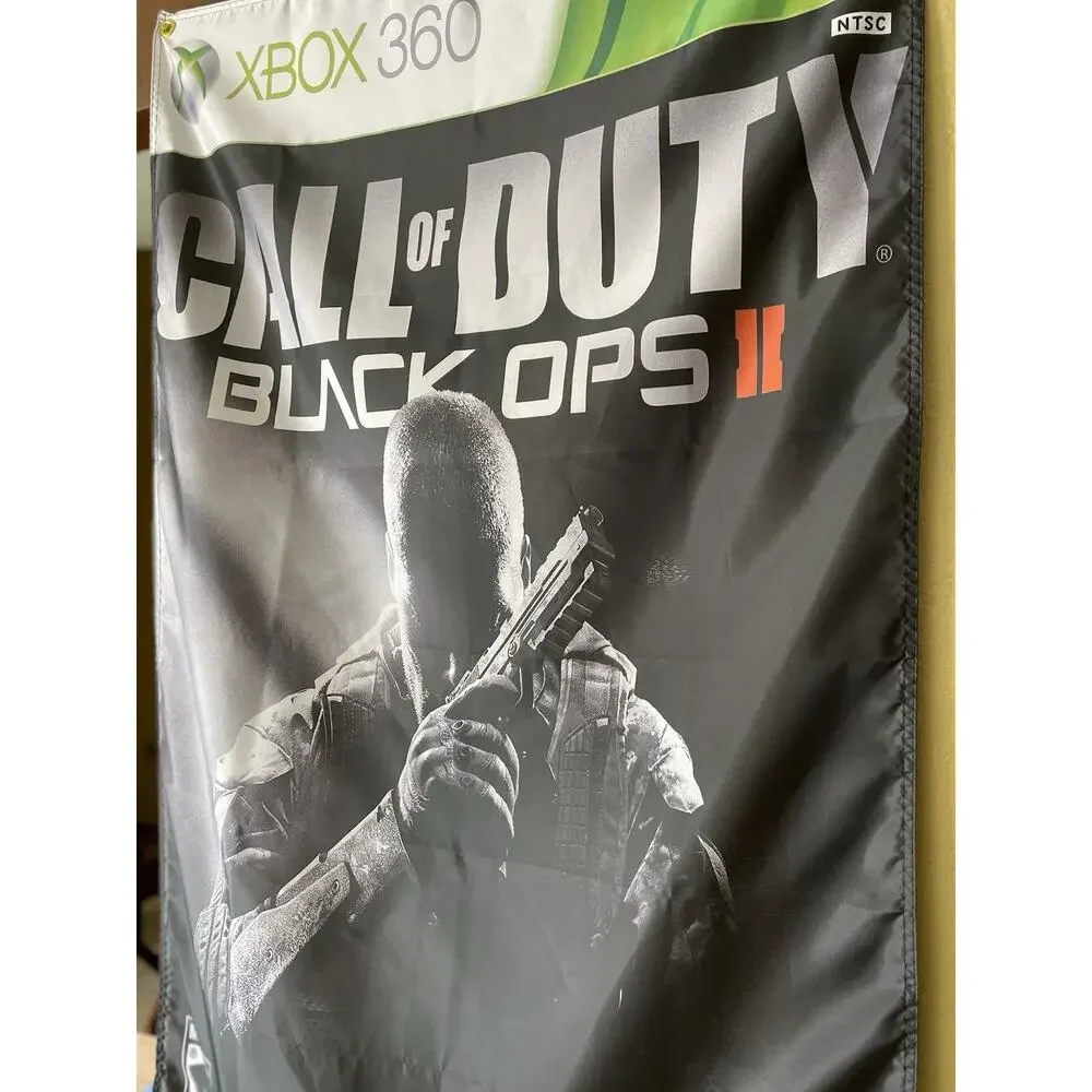 Call Of Duty Black Ops 2 5ft Flag Microsoft XBOX 360 2012 Poster COD II